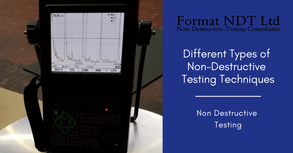 Different types of non destructive testing methods